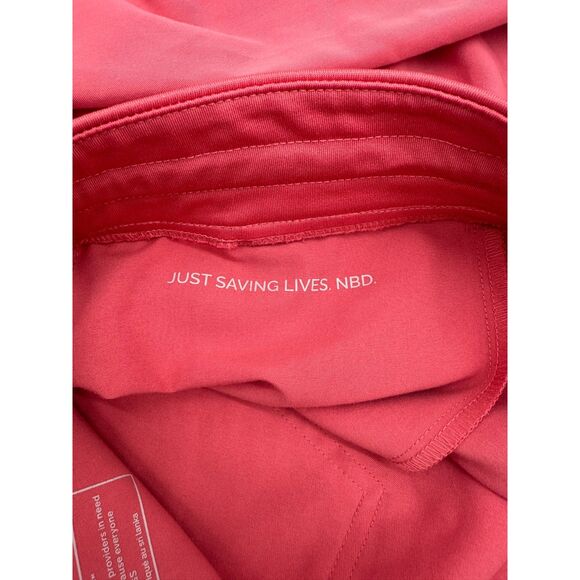 Figs Scrubs Bottoms Technical Collection Sz L Pockets & Elastic Band Orange - Picture 9 of 9